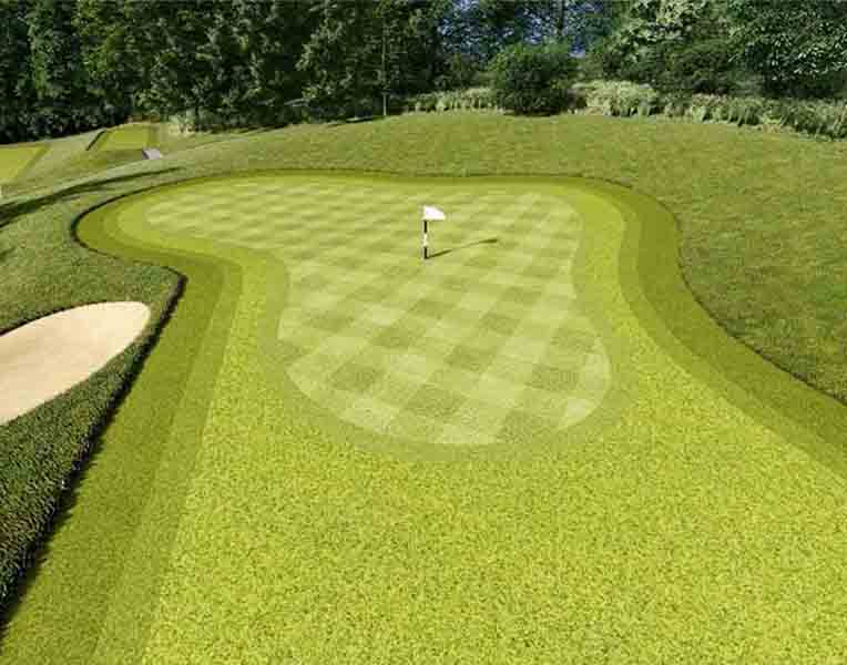 3D Golf Course Model, Golf Course 3D Modelling Visualization